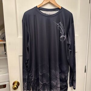 ⭐️ Insignia Sportswear 2X Los Cabo’s Black Long Sleeve Graphic Shirt